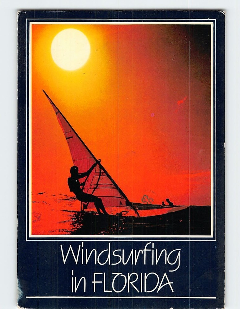 Postcard Windsurfing in Florida USA