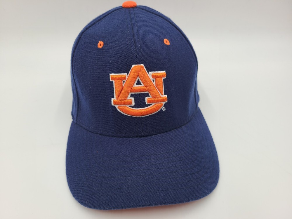Auburn Tigers NCAA Zephyr Z Fitted Cap Blue Orange for Men Women XL