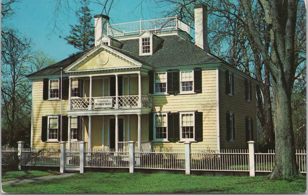State View~Widow's Walk~Falmouth~Cape Cod Massachusetts~Vintage Postcard