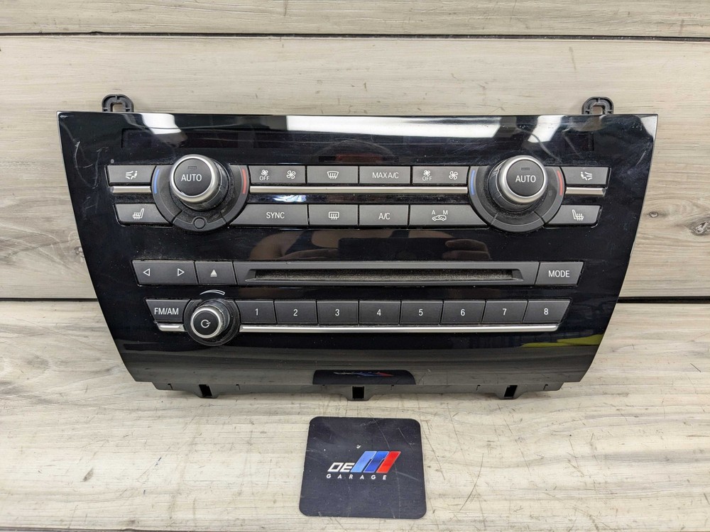 *14-19 OEM BMW F15 F16 F85 X5 X6 AC Climate Heater Control Radio Media Switch