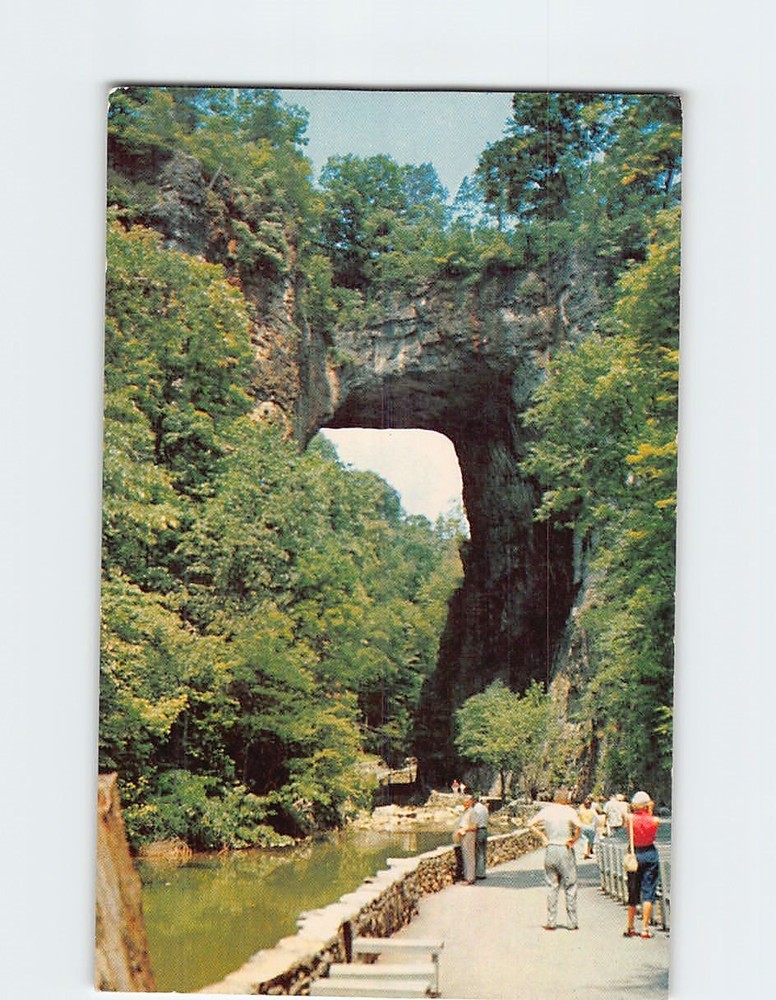 Postcard Natural Bridge Virginia USA