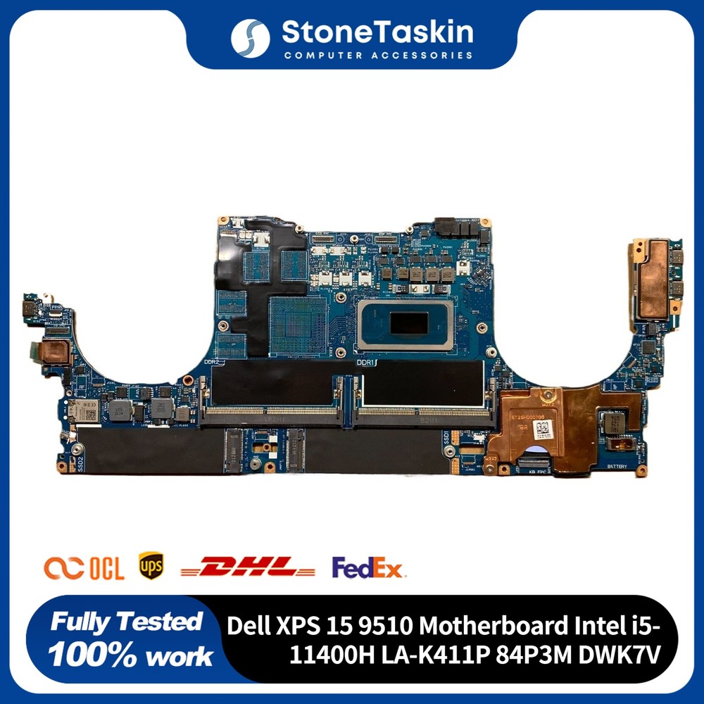 For Dell XPS 15 9510 Motherboard Intel i5-11400H LA-K411P 84P3M DWK7V