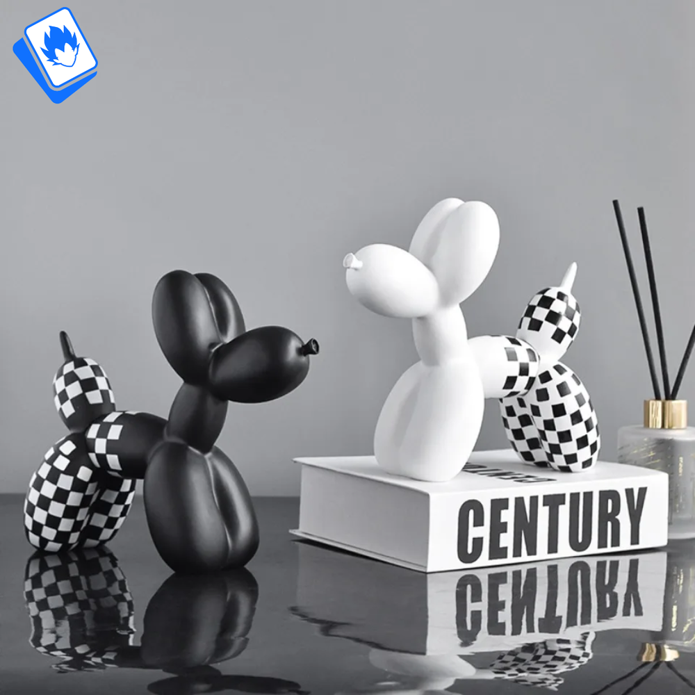 🏛 Modern Decorative Statue Balloon Dogs 20cm ✨ Collectible Ornament