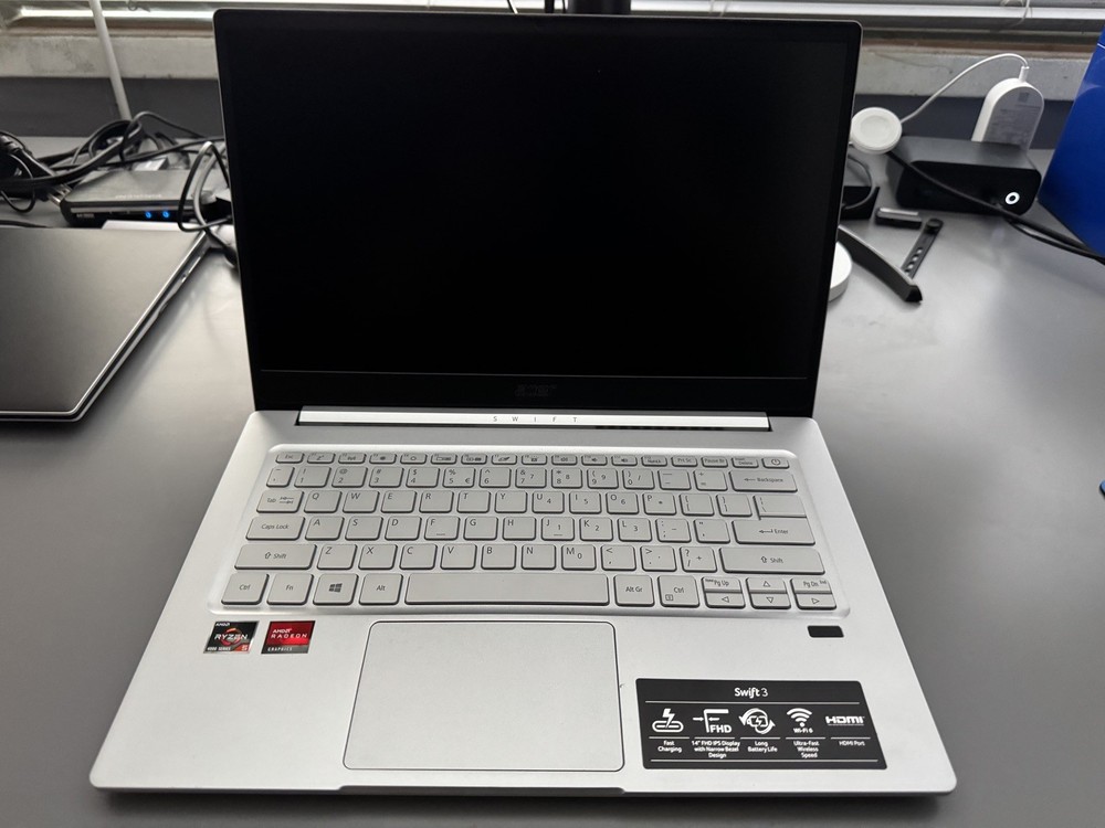 Acer Swift 3 14-inch Silver Laptop with AMD Ryzen 5 8GB RAM 512GB SSD-image