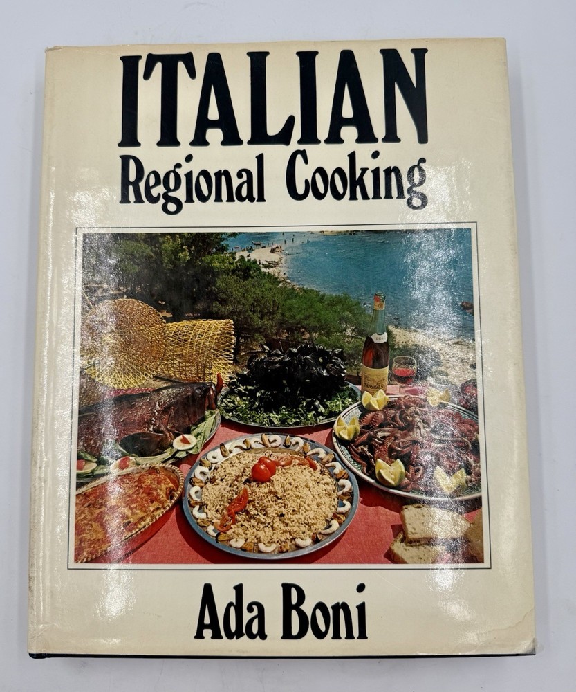 Italian Regional Cooking by Ada Boni, 1969 1st Printing VG, HBDJ