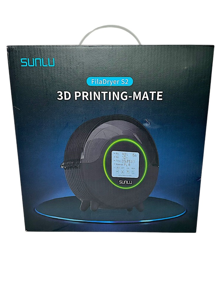 SUNLU 3D Printer Filament Dryer S2 Storage Box Humidity Detection Touch Screen