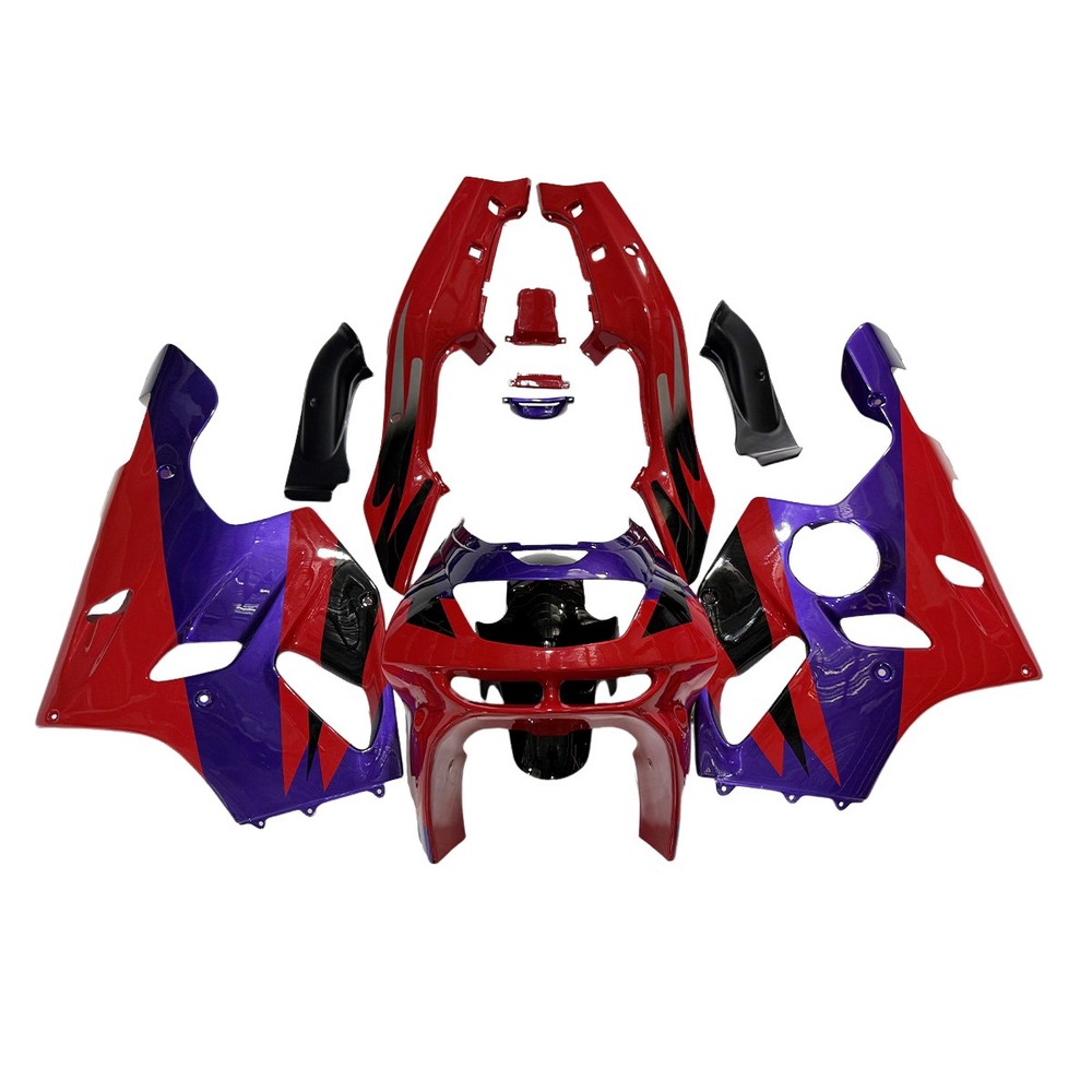 Red Blue ABS Bodywork for Kawasaki Ninja ZX6R 1994-1997 96 Injection Fairing Kit