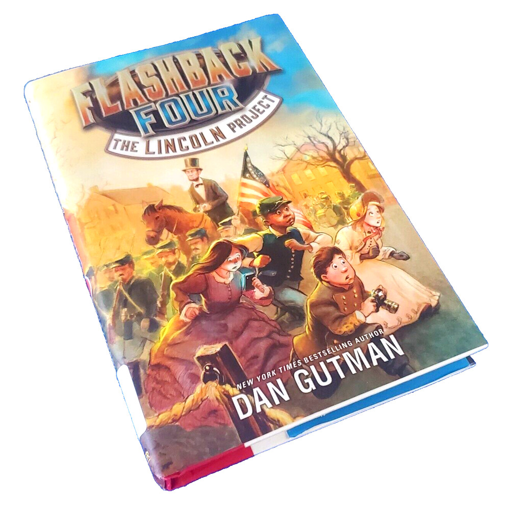 Flashback Four: The Lincoln Project Hardcover Free Shipping Time Travel Story