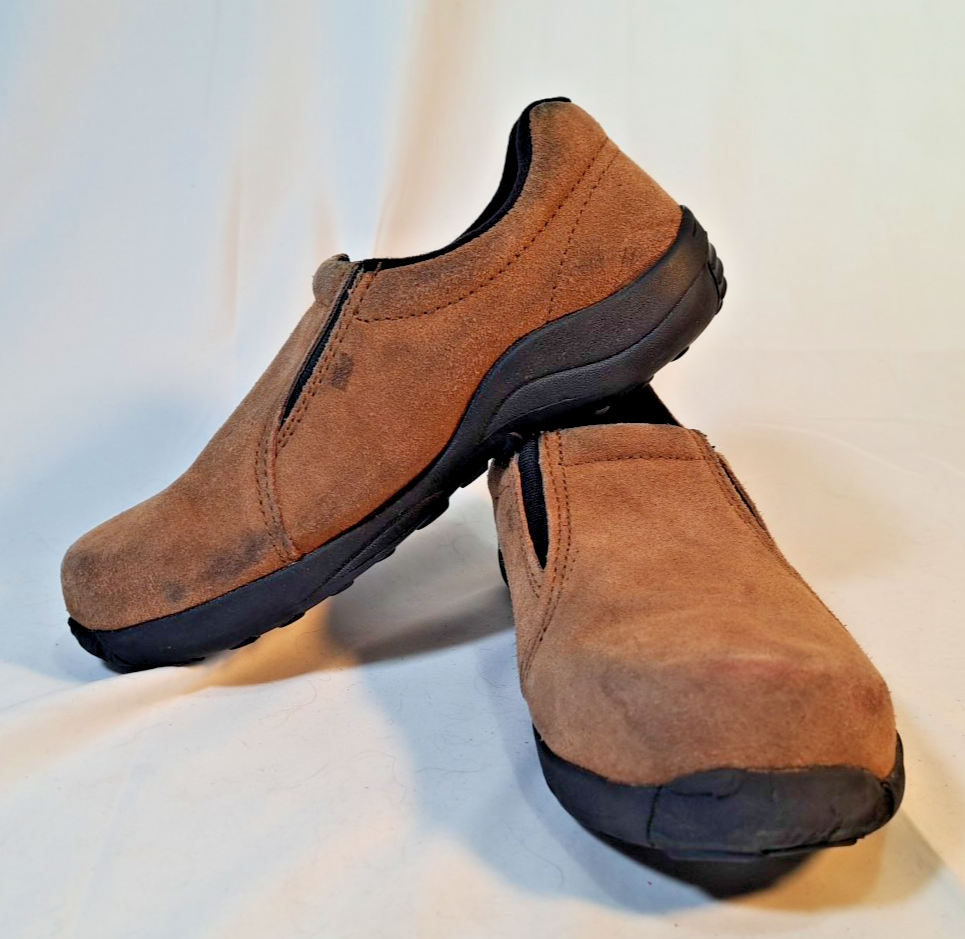 Brazos Womens Size 9 B/M Steel Toe Faux Suede Shoe
