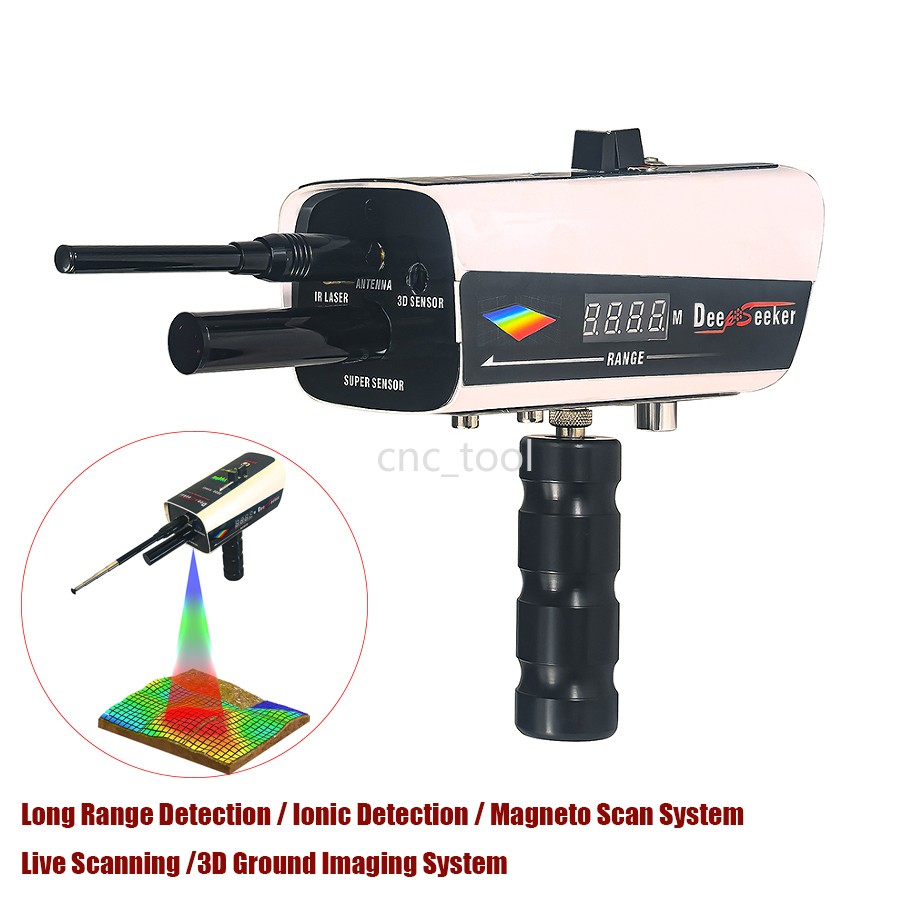 Long Range GR Deep Seeker Gold Metal Detector Laser 3D Ground Imaging 3000M 50M！