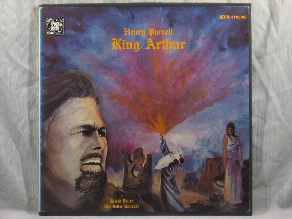 Purcell - King Arthur - The Deller Consort - Musical Heritage Society MHS 4188/9