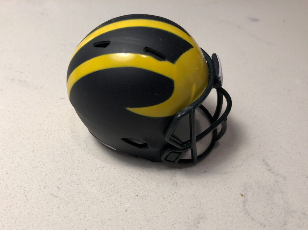 Michigan Wolverines Riddell speed pocket pro helmet Big Ten UM