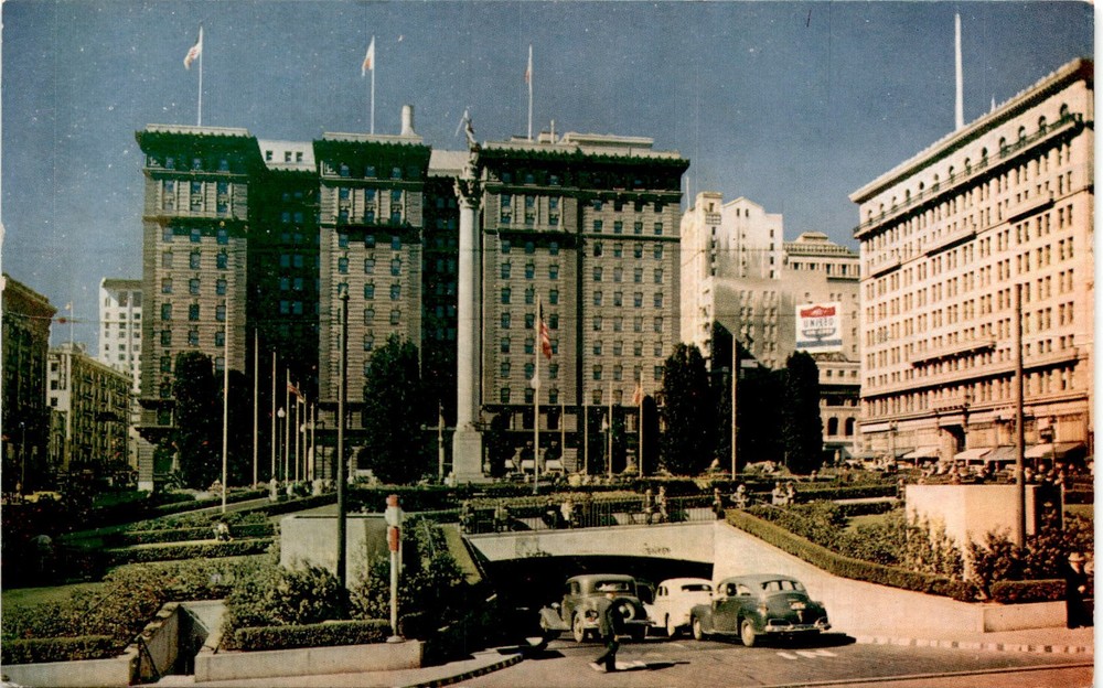 SC64 Stockton Street, Union Square Garage, San Francisco, California, Postcard