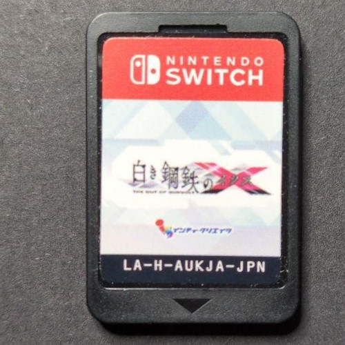 White steel X NSW Nintendo Switch Cartridge Only Used Tested Japanese version