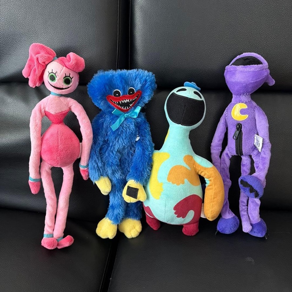 Poppy Playtime Posable Plush Complete Set  CatNap DogDay