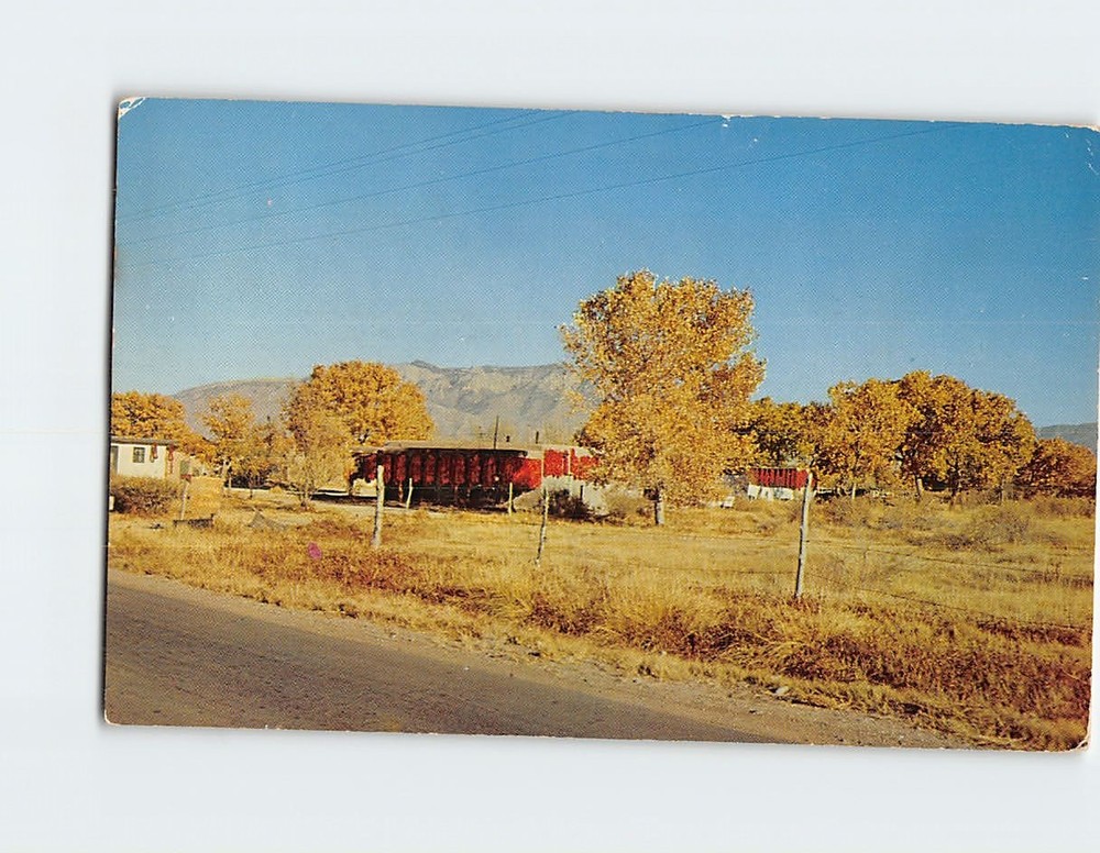 Postcard Autumn Scene in Albuquerque New Mexico USA