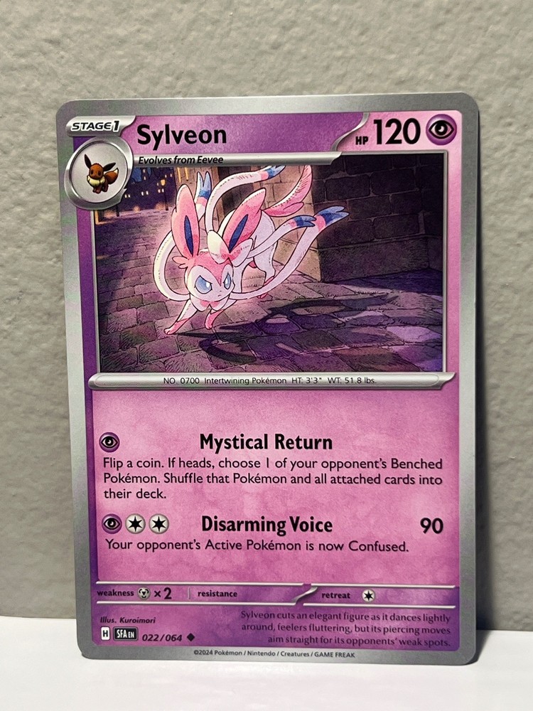 Sylveon 022/064 Uncommon Shrouded Fable Pokemon Near Mint
