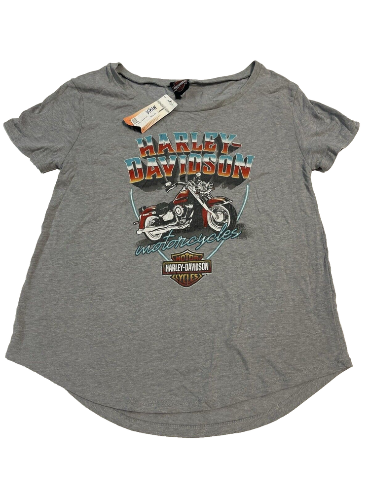Harley-Davidson Women’s Gray T-Shirt Size S NEW 340874