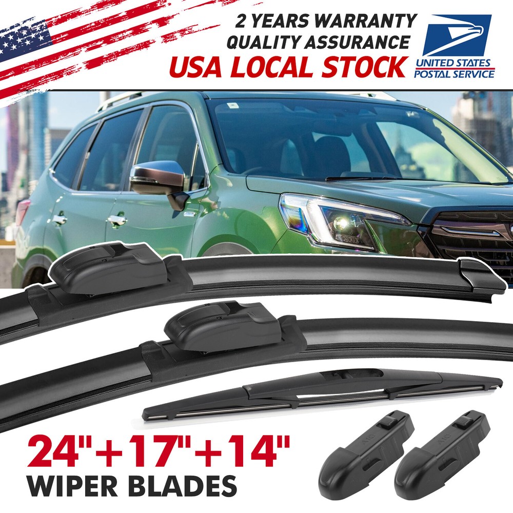 High-Quality Frameless Windshield Wiper Blades Kit 24