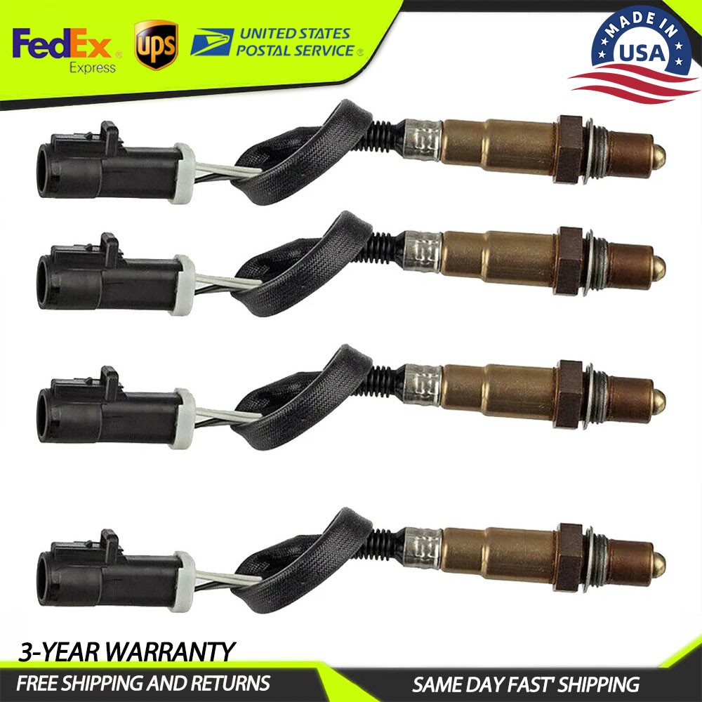 4X OEM New Upstream & Downstream Oxygen O2 Sensor For Ford F-150 4.2L 4.6L 5.4L