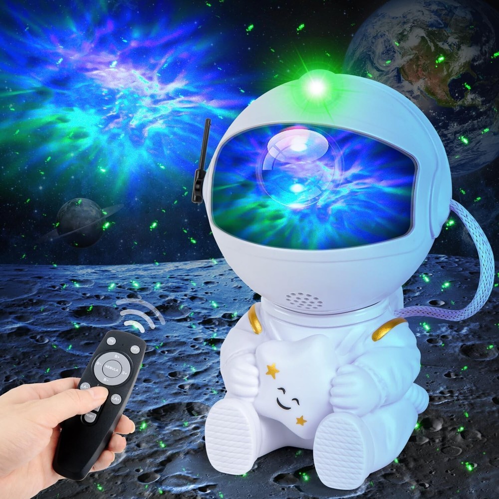 Star Projector Galaxy Night Space Buddy Projector with Remote Galaxy Starry Sky
