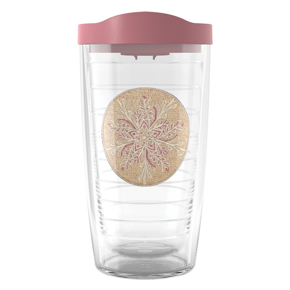 Christmas Snowflake Insulated Tumbler Double Walled USA Made Holiday Drinkware