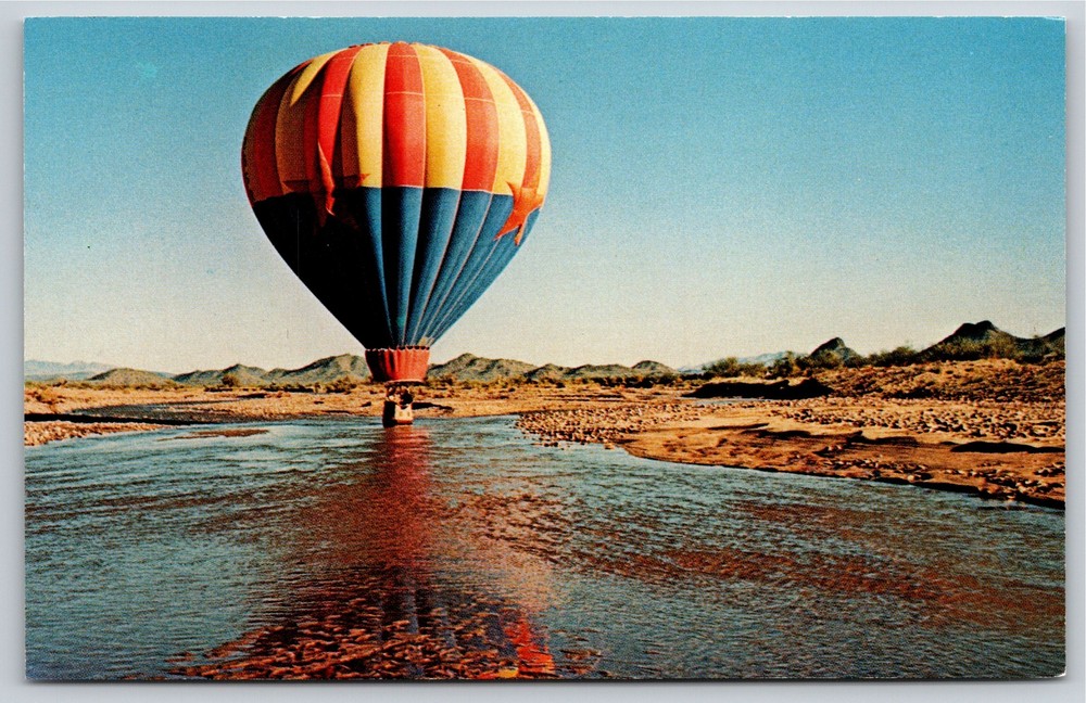 Sports~Arizona~Perry Marshall Insurance Hot Air Balloon~Petley Vintage Postcard