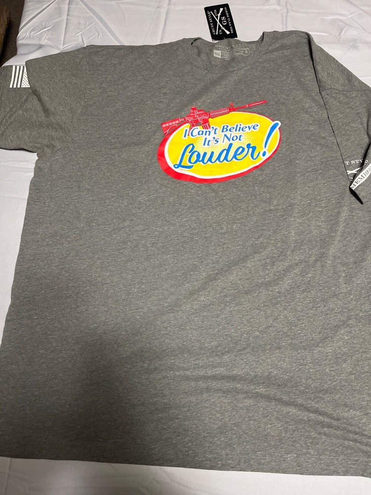 Grunt Style Men's T Shirt Size 4XL Gray
