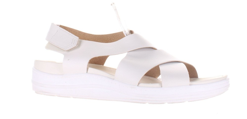 Dr Scholls Womens Time Off Sea Ivory Slingback Sandals Size 8 7825678