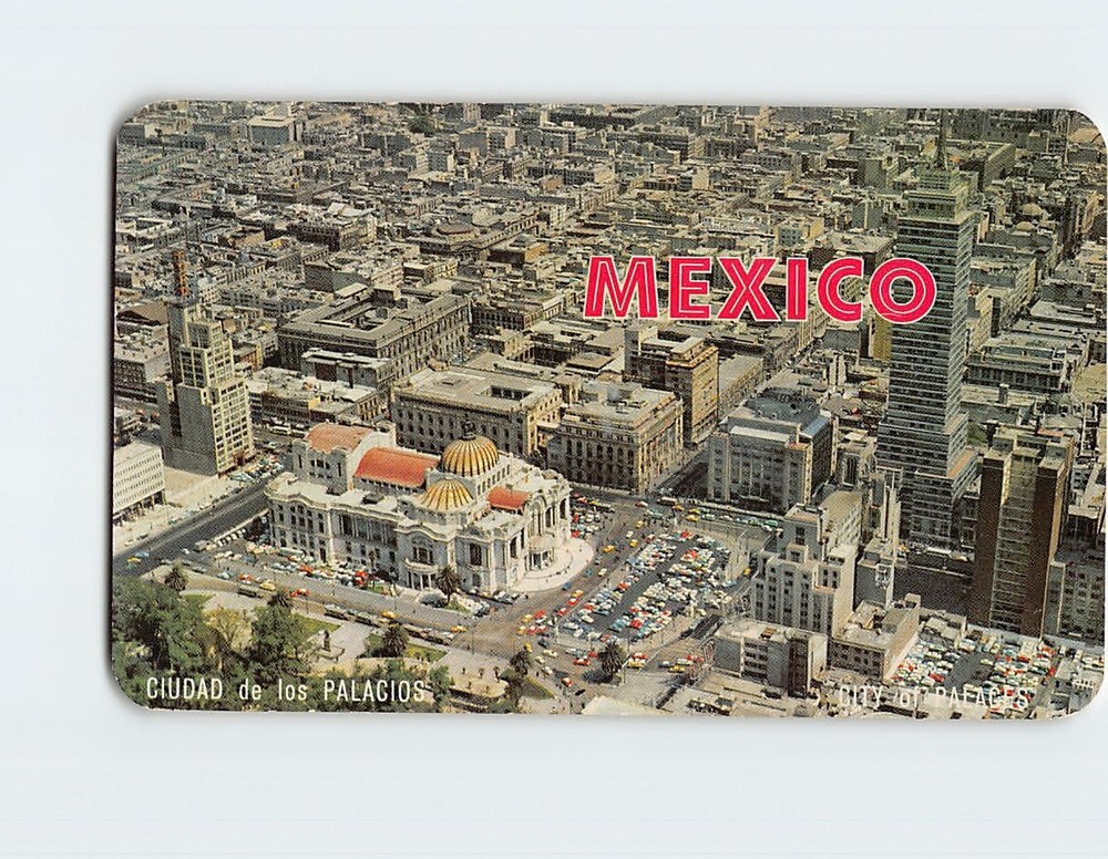 Postcard City Of Palaces, Mexico City, Mexico