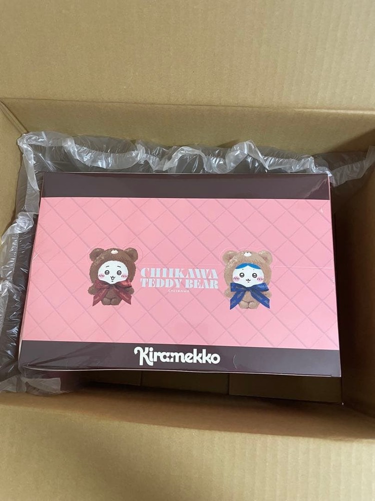 Chikawa Kiramekko Kiramekko Teddy Bear Complete Box #b8bd73
