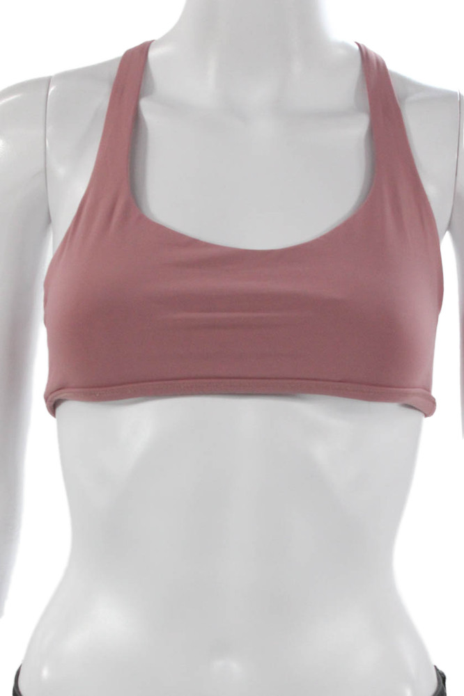 Lululemon Womens Strappy Detail Sports Bra Pink Size SFree Shipping in US $100+ Orders | $6.95 Orders Below