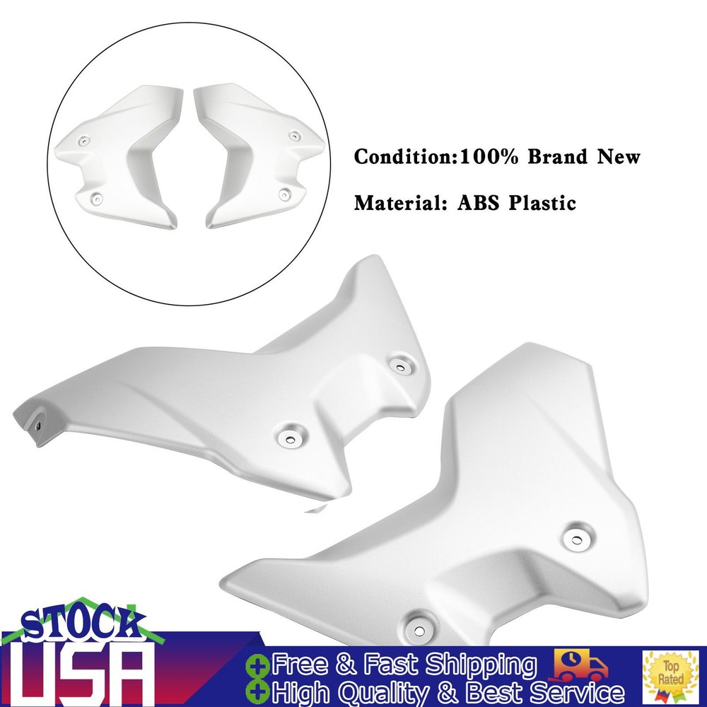Side Frame Fairing Cowl Guards Radiator Cover For BMW R1250GS 2018-2023 Silver