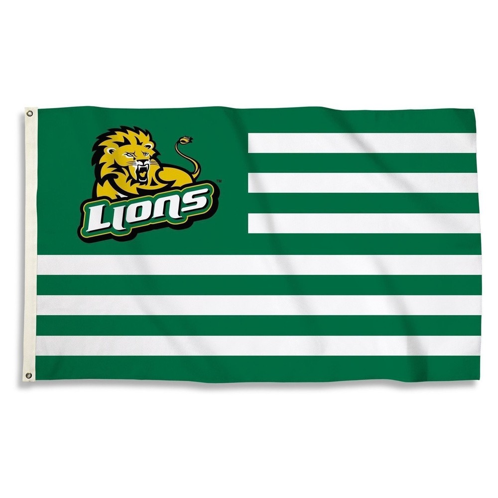 BSI NCAA Southeastern Louisiana Lions 3x5 Flag with Grommets in Team Colors Green