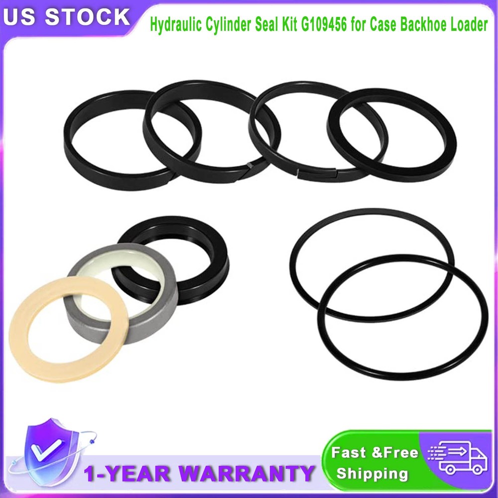 Hydraulic Cylinder Seal Kit G109456 for Case Backhoe Loader 350 580B 580C 580F