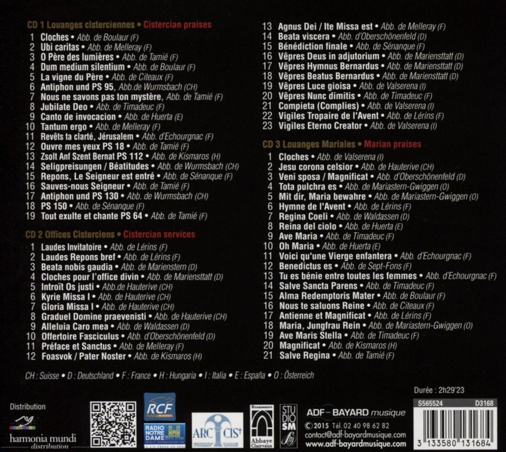 VARIOUS ARTISTS VOIX CISTERCIENNES: 9000 ANS D'HISTOIRE NEW CD