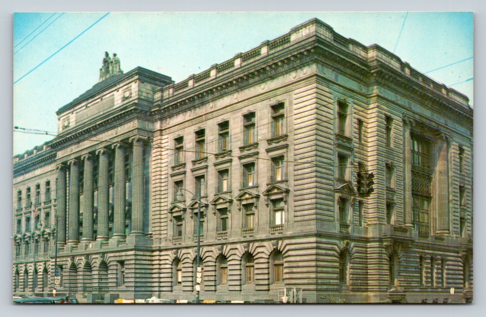 Mahoning County Court House Youngstown, Ohio OH VINTAGE Postcard