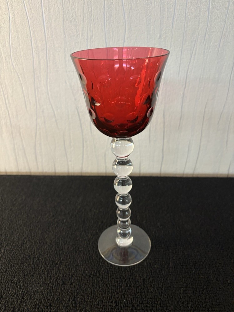 Roemer Bubble Red Wine Glass In Saint Louis Crystal Mod1