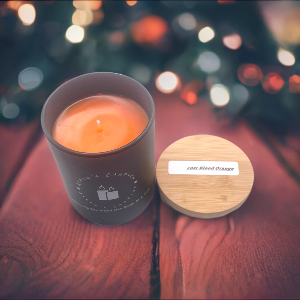 Aydens Candles - Blood Orange Scented Candle #021