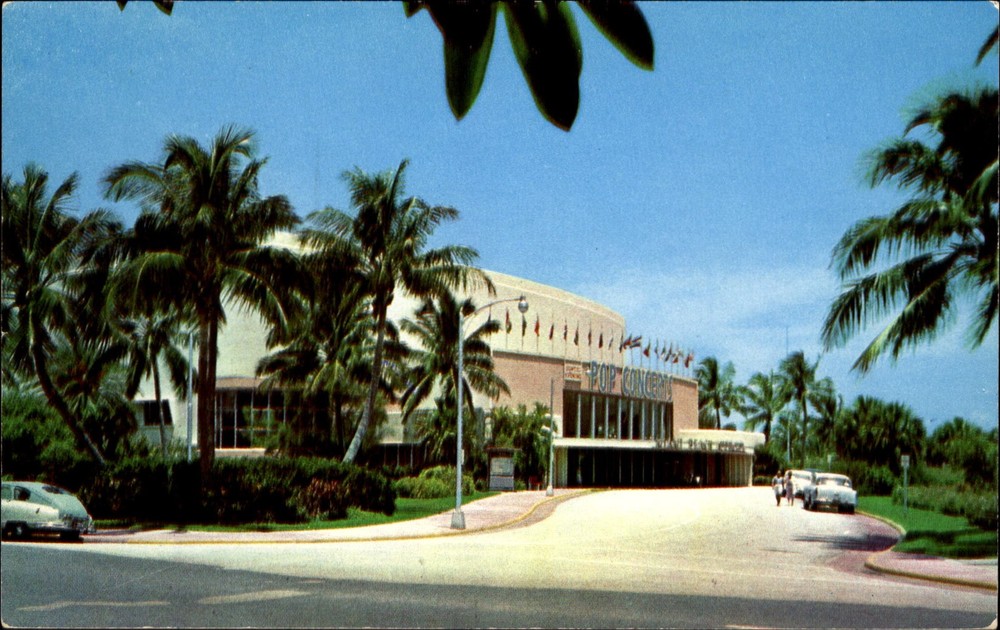 Miami Beach Municipal Auditorium Miami Beach Florida FL ~ 1950s