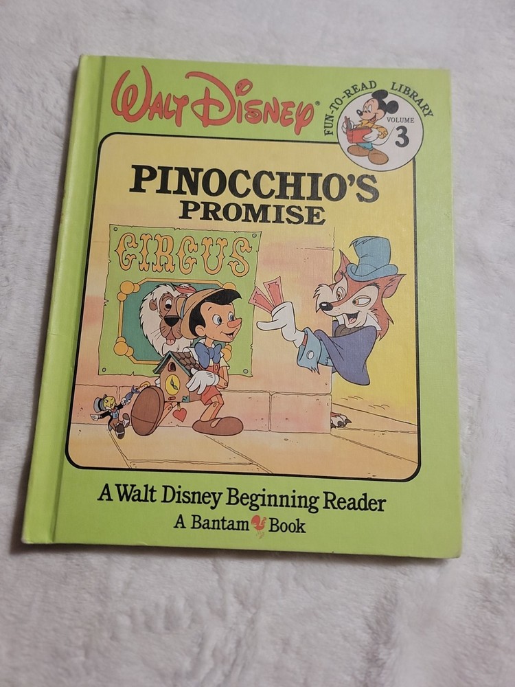 Pinocchio's Promise by Walt Disney Productions Staff (1986, Hardcover)