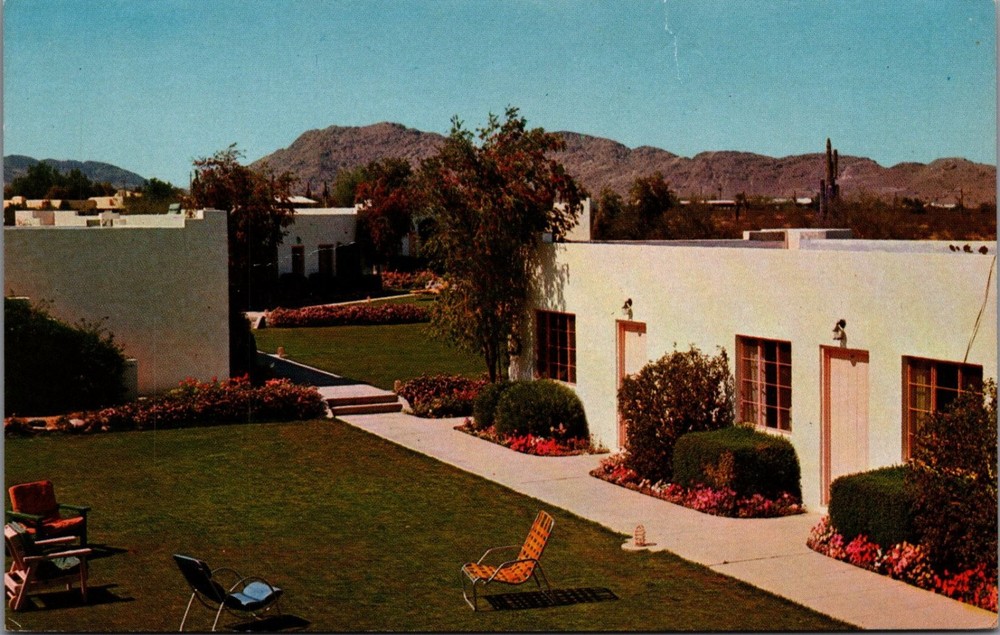 Vintage Casa Blanca Inn Scottsdale Arizona Casitas Resort Petley Postcard