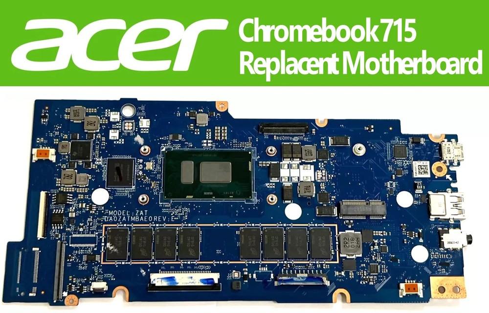 Acer Chromebook 715 Motherboard Intel Core i3 4GB RAM 128GB eMMC UMA-image