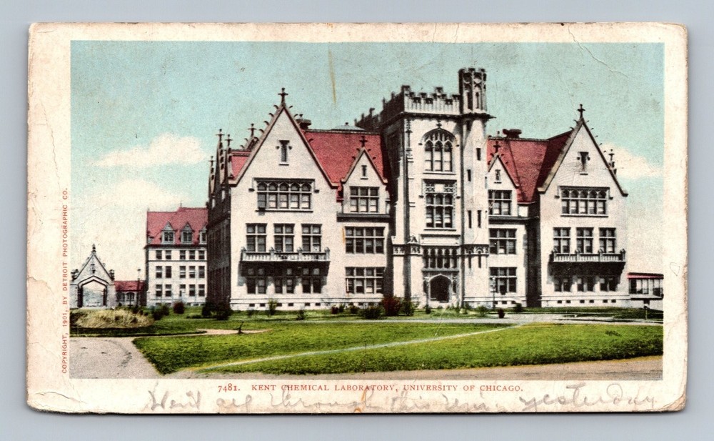 Vintage Kent Chemical Laboratory University of Chicago Postcard 1901