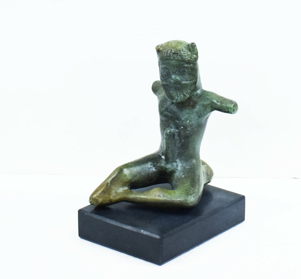 Bronze statue of Satyr - Mythical Creature - Ancient Greek Mythology - Satiros