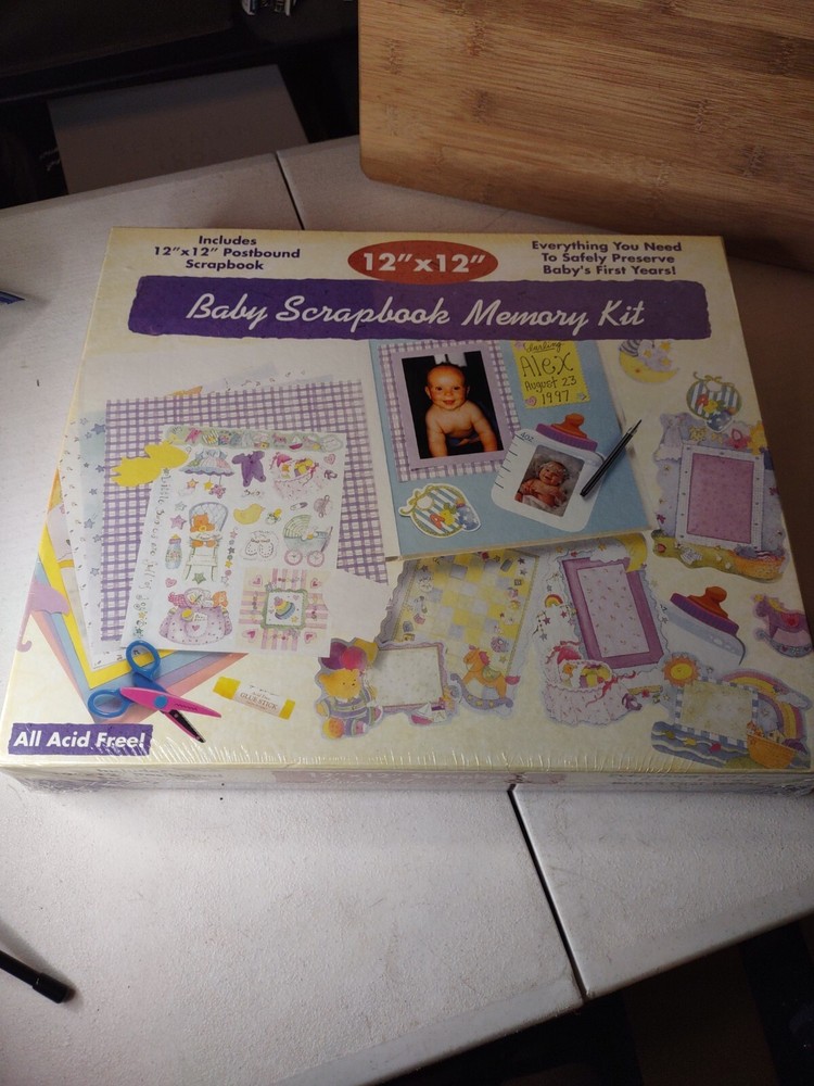 New Scrapbook 12x12 Postbound Memory Album Kit  Acid Free. Brand NEW-image