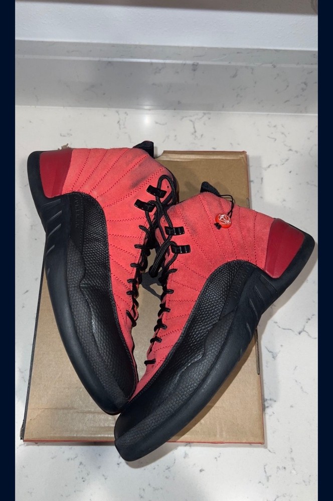 Size 9.5 - Jordan 12 Retro Reverse Flu Game 2020