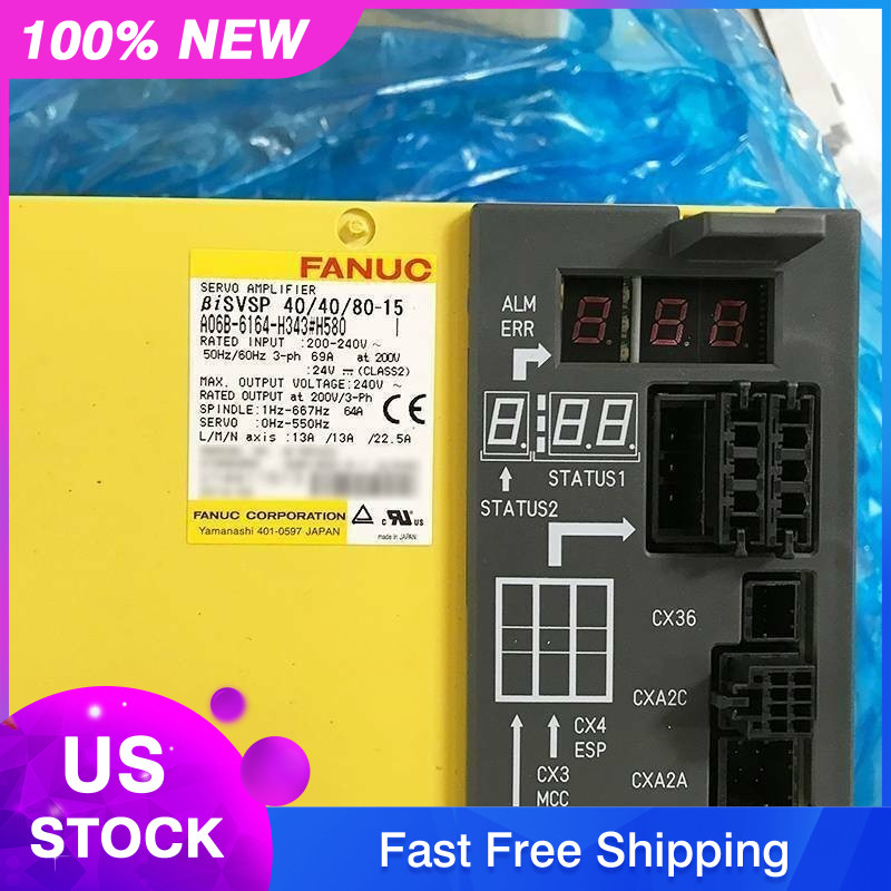 1PC Fanuc A06B-6164-H343#H580 Servo Driver New One