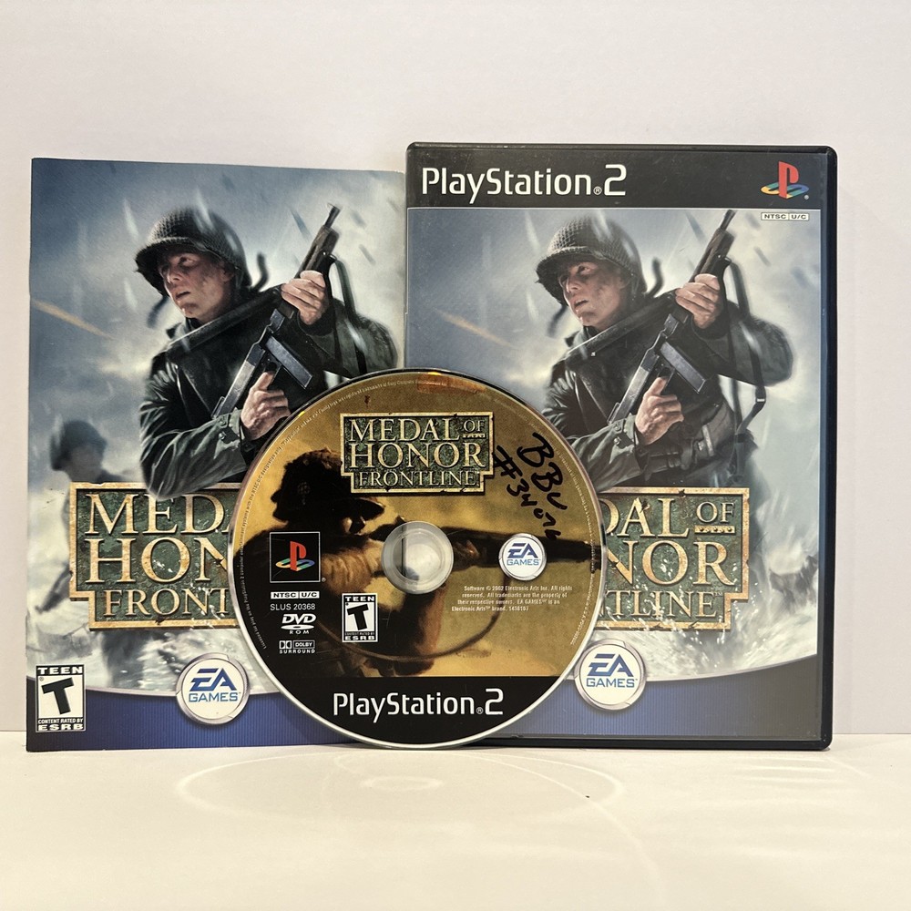 Medal of Honor: Frontline for Sony PlayStation 2 PS2 2002 CIB Tested