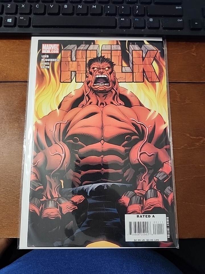 The Hulk #1 (Marvel Comics March 2008) First Appearance of Red Hulk! Key!